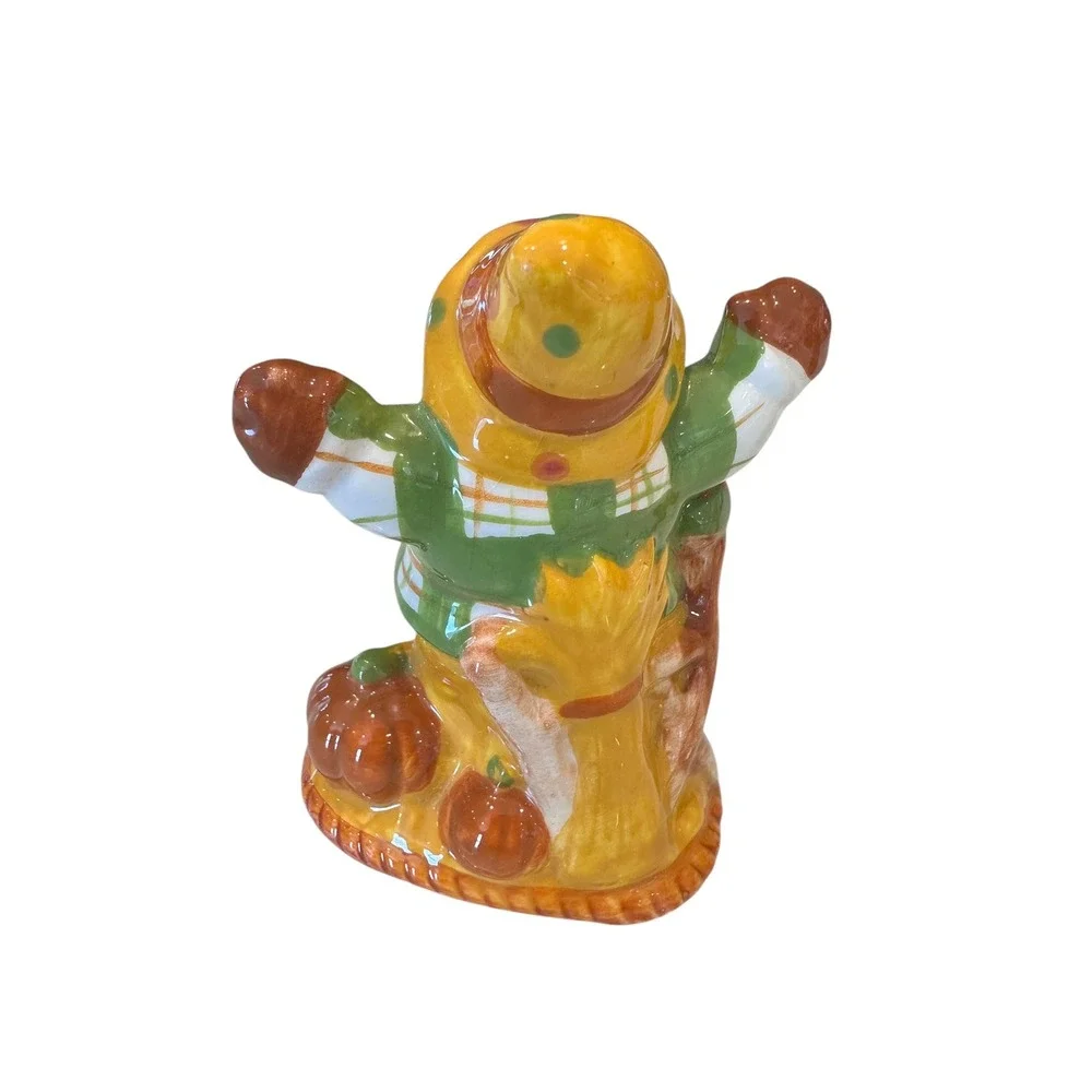Kmart Be Thankful Scarecrow Napkin Holder Salt & Pepper Shaker Set‎ Fall Decor
